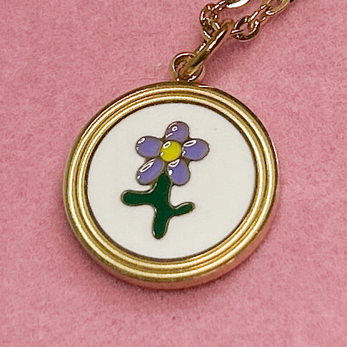 Violeta Flower Necklace