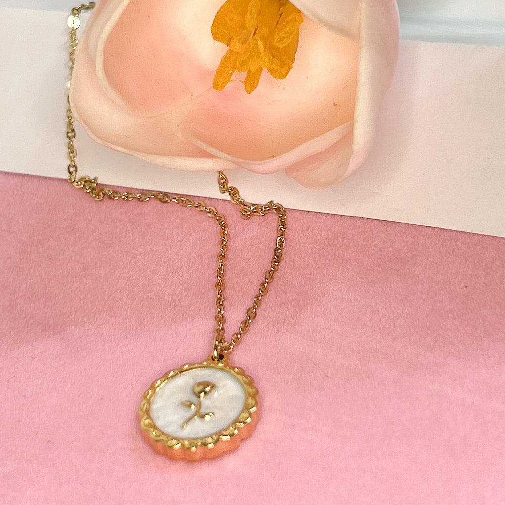 Vintage Flower Necklace