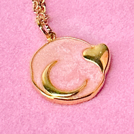 Moon-Heart Necklace