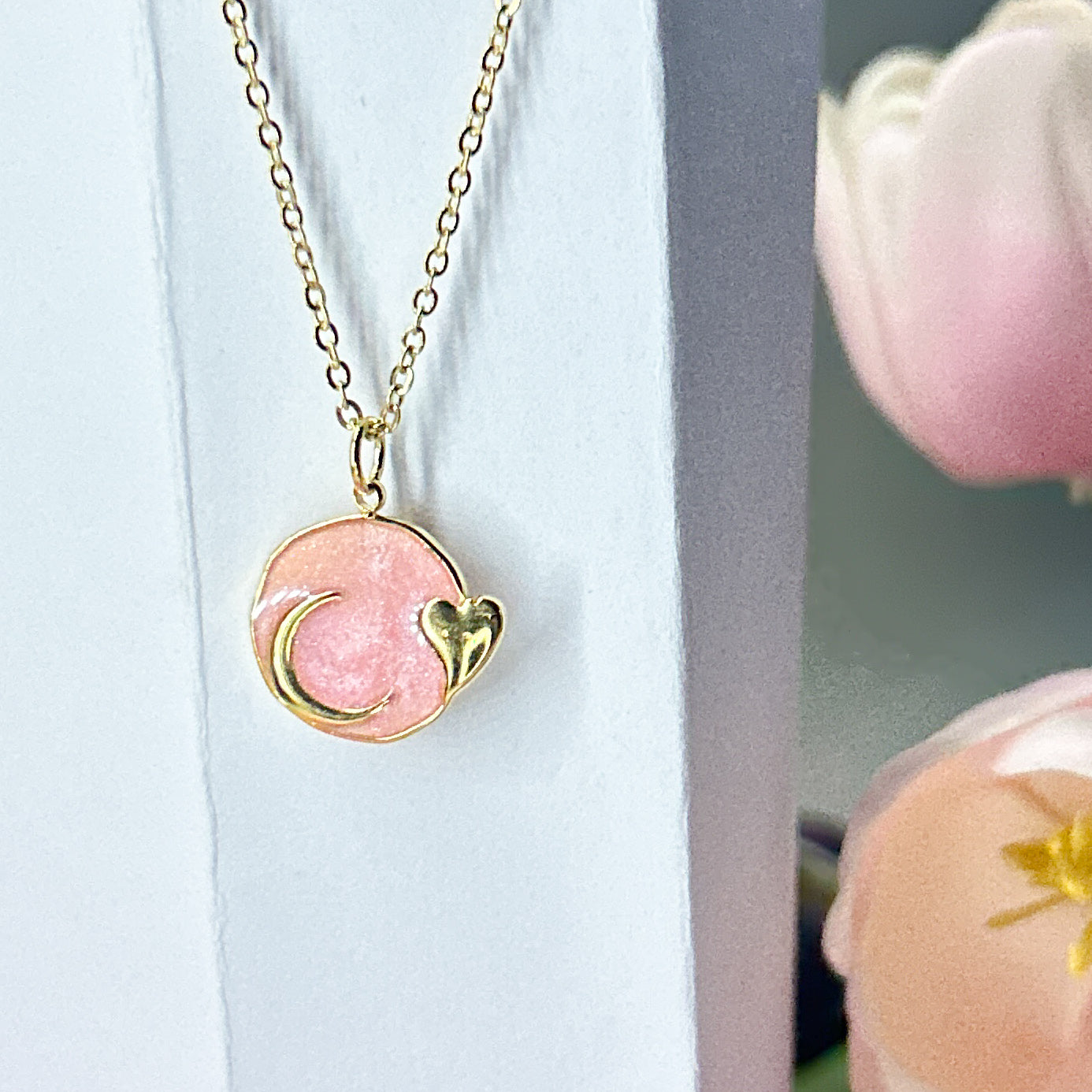 Moon-Heart Necklace