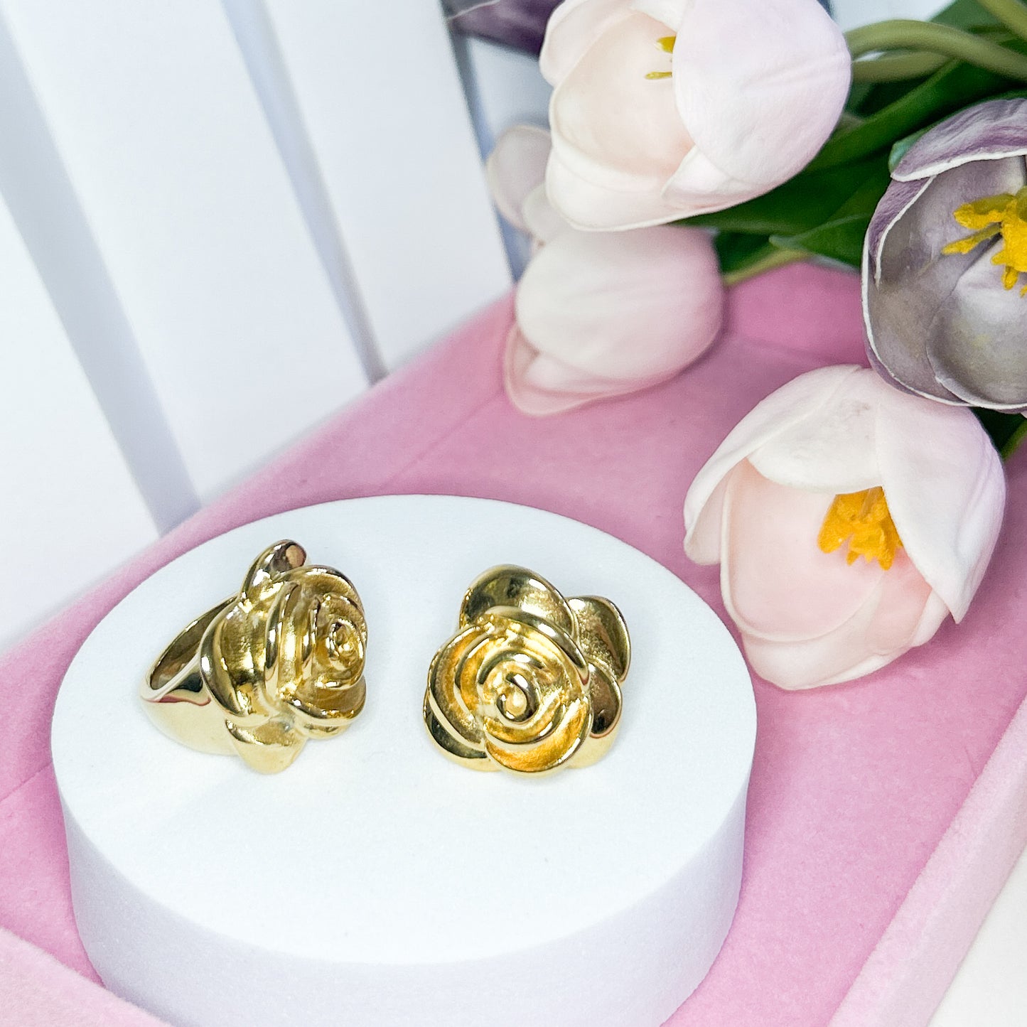 Chunky Rose Ring