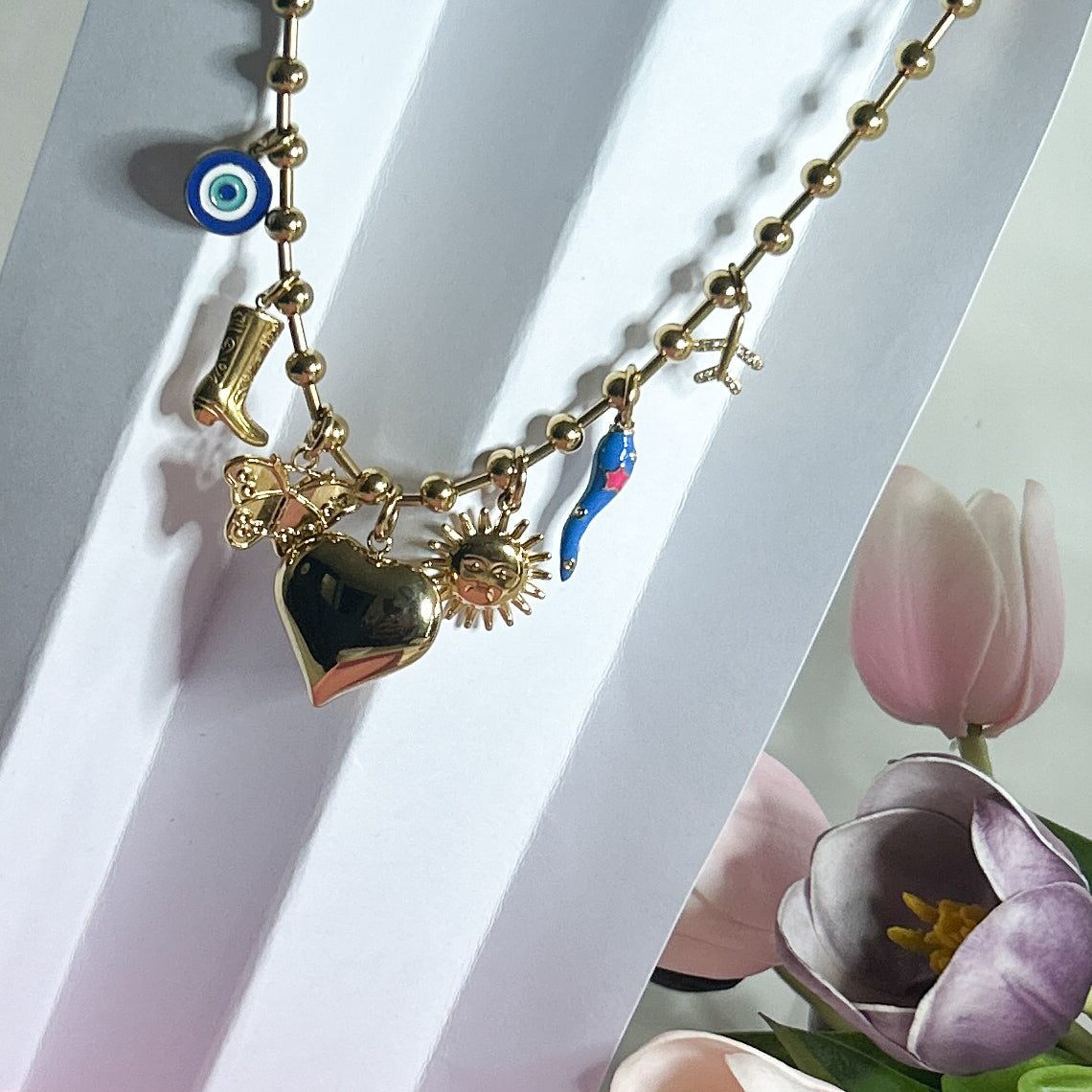 Multi Charm Necklace