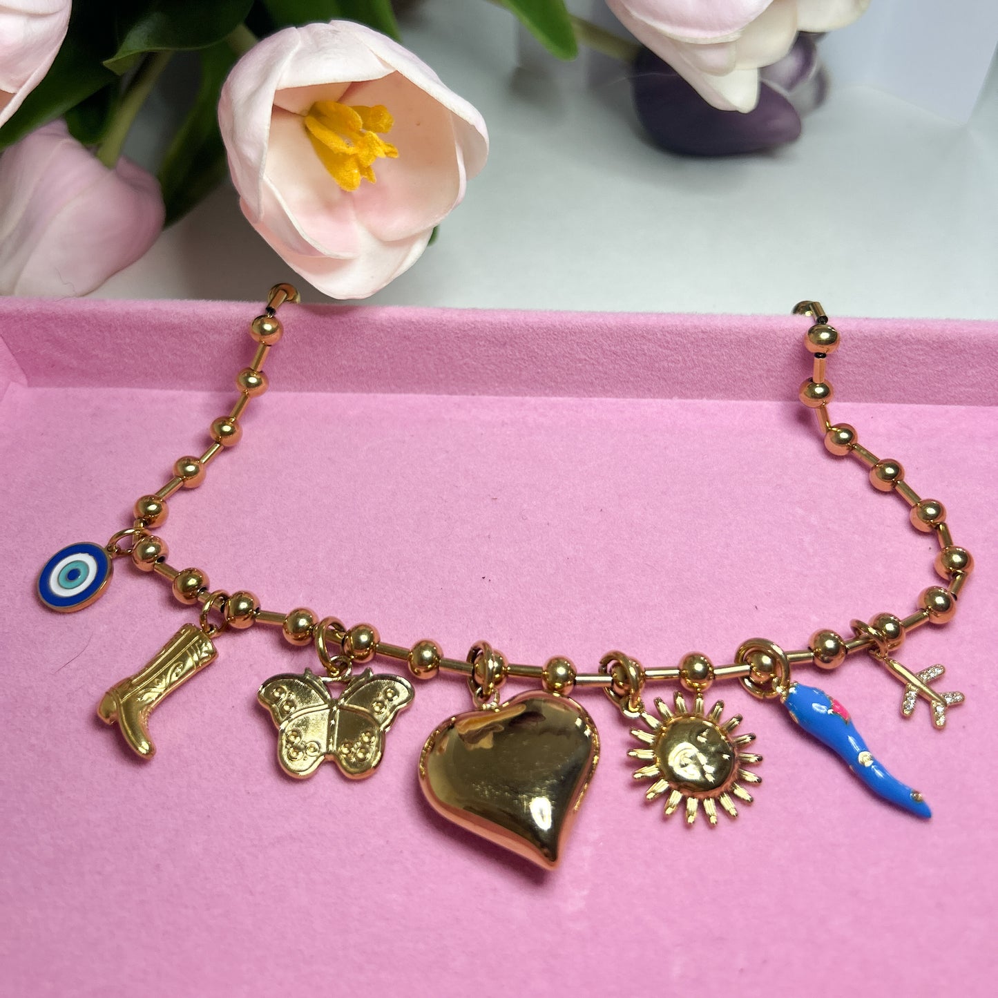 Multi Charm Necklace