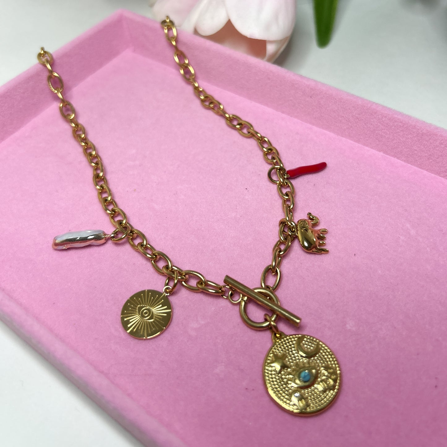 Multi Charm Necklace