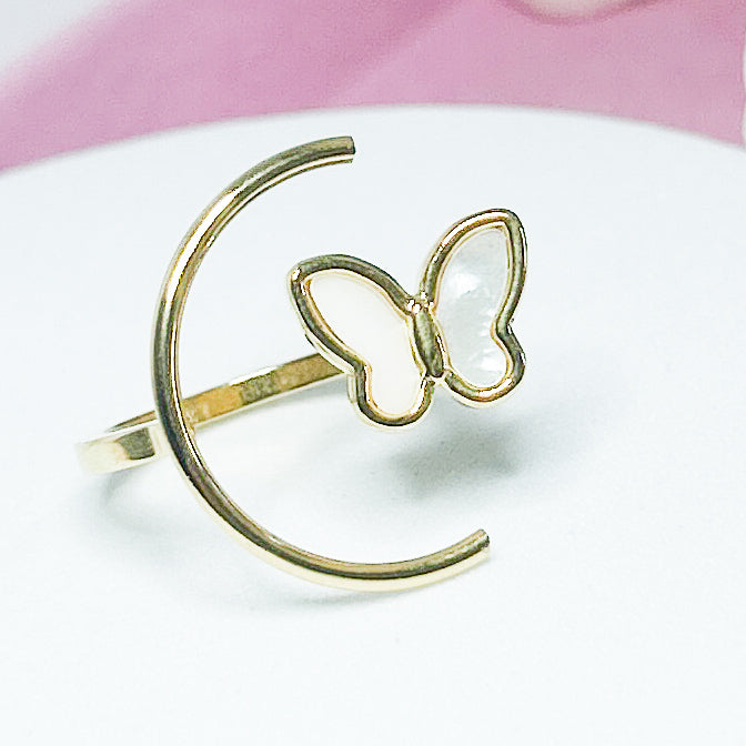 Butterfly Shell Ring