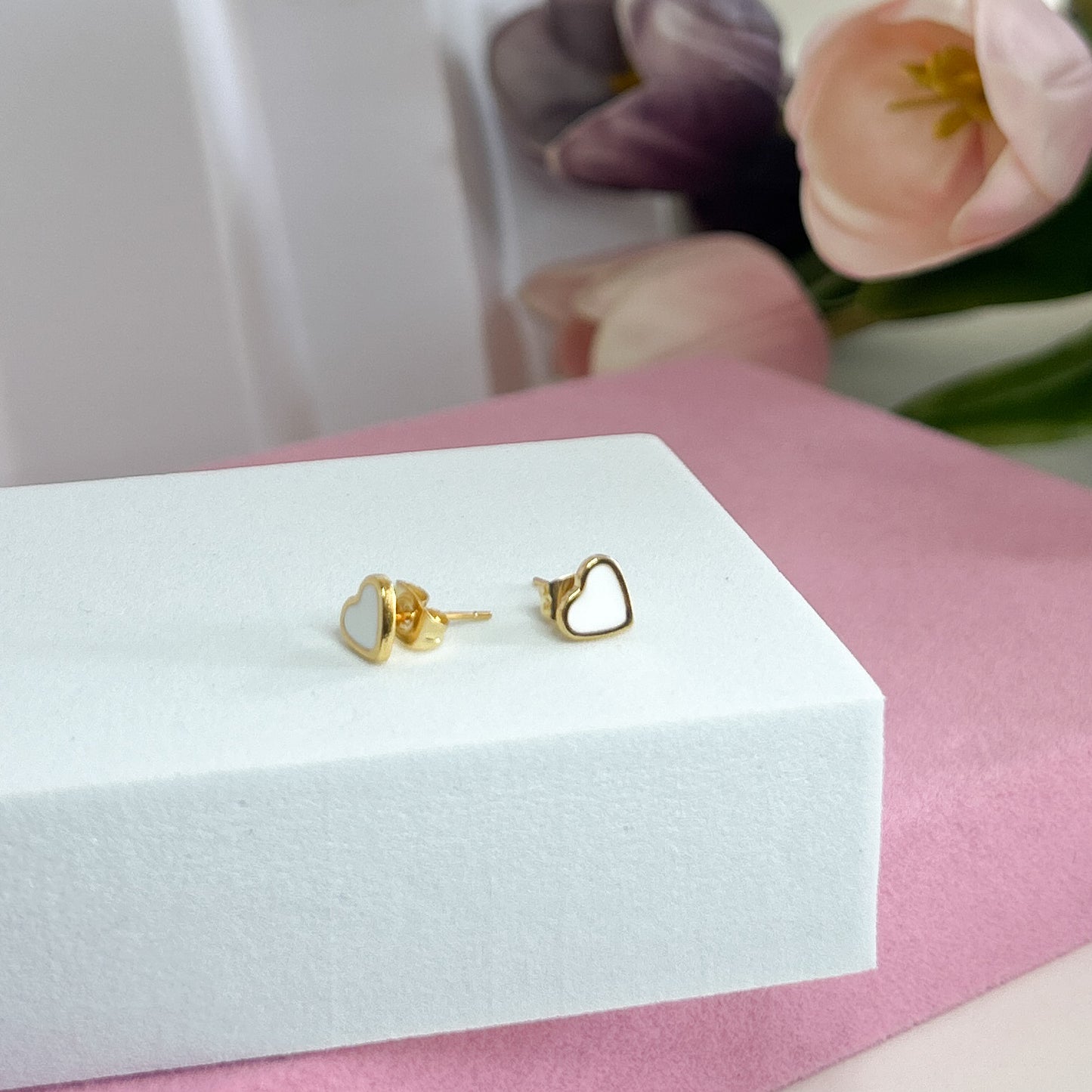 Mini Hearts Studs Earrings