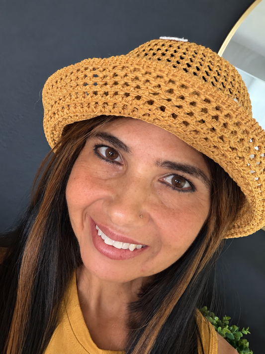 Cloche Straw Florecita Hat
