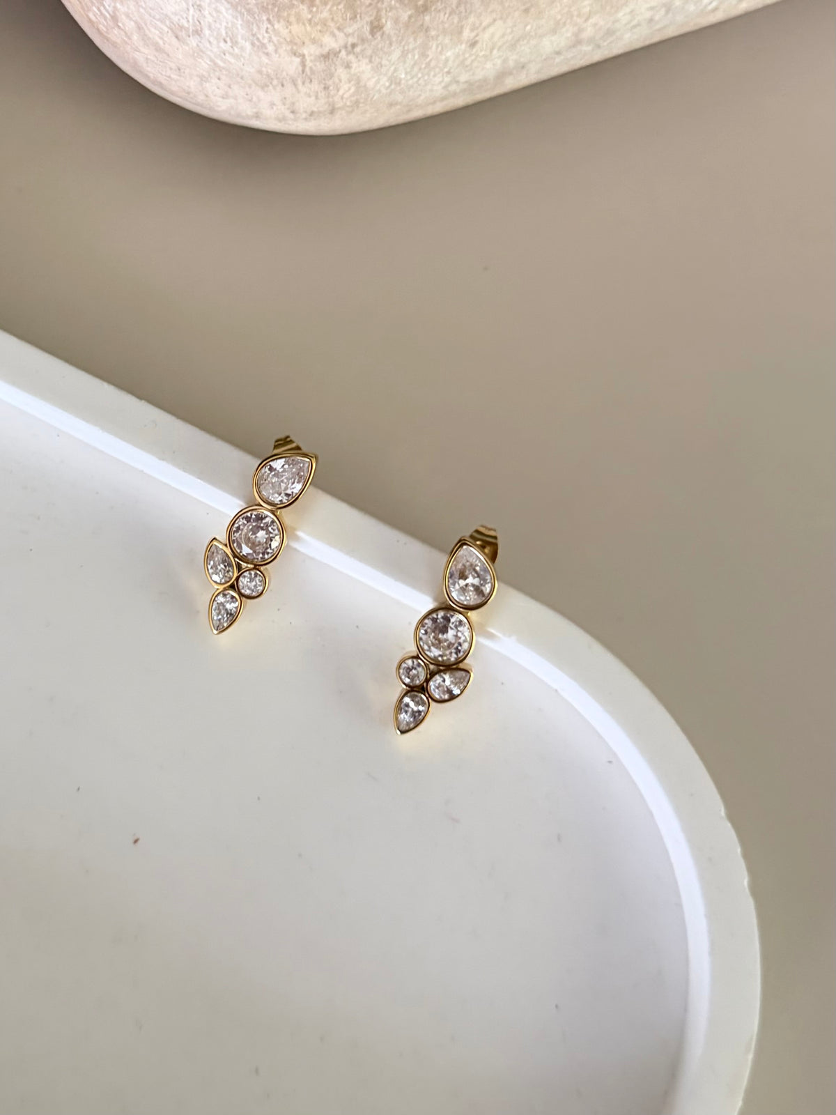 Crystal Drops Earring