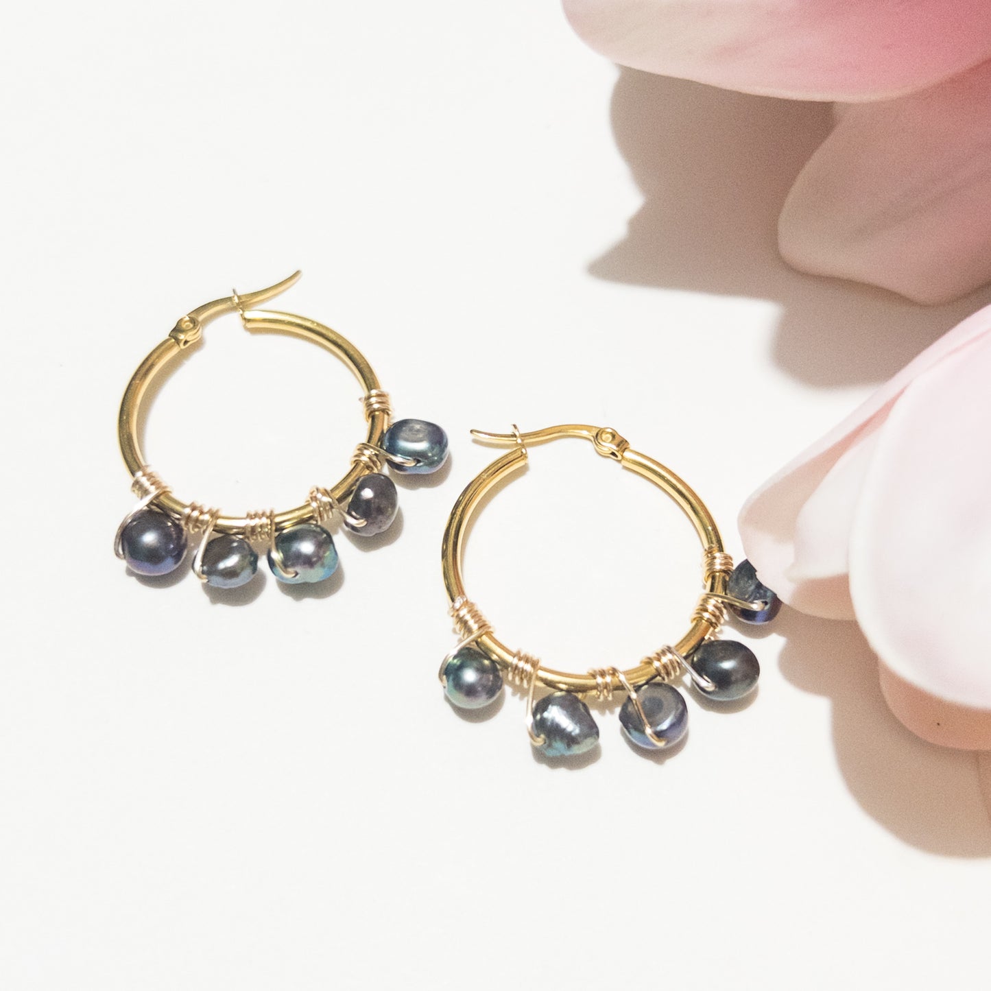 Black Pearl Earrings