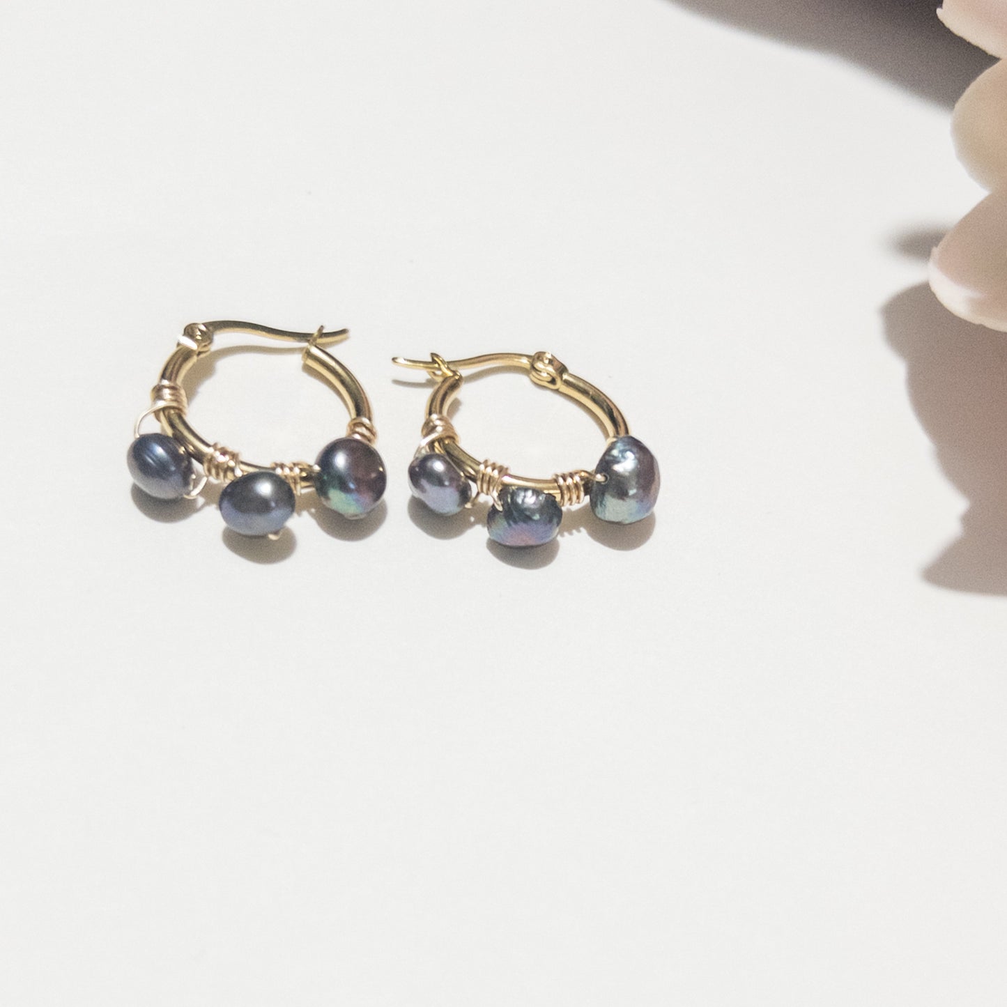 Black Pearl Earrings