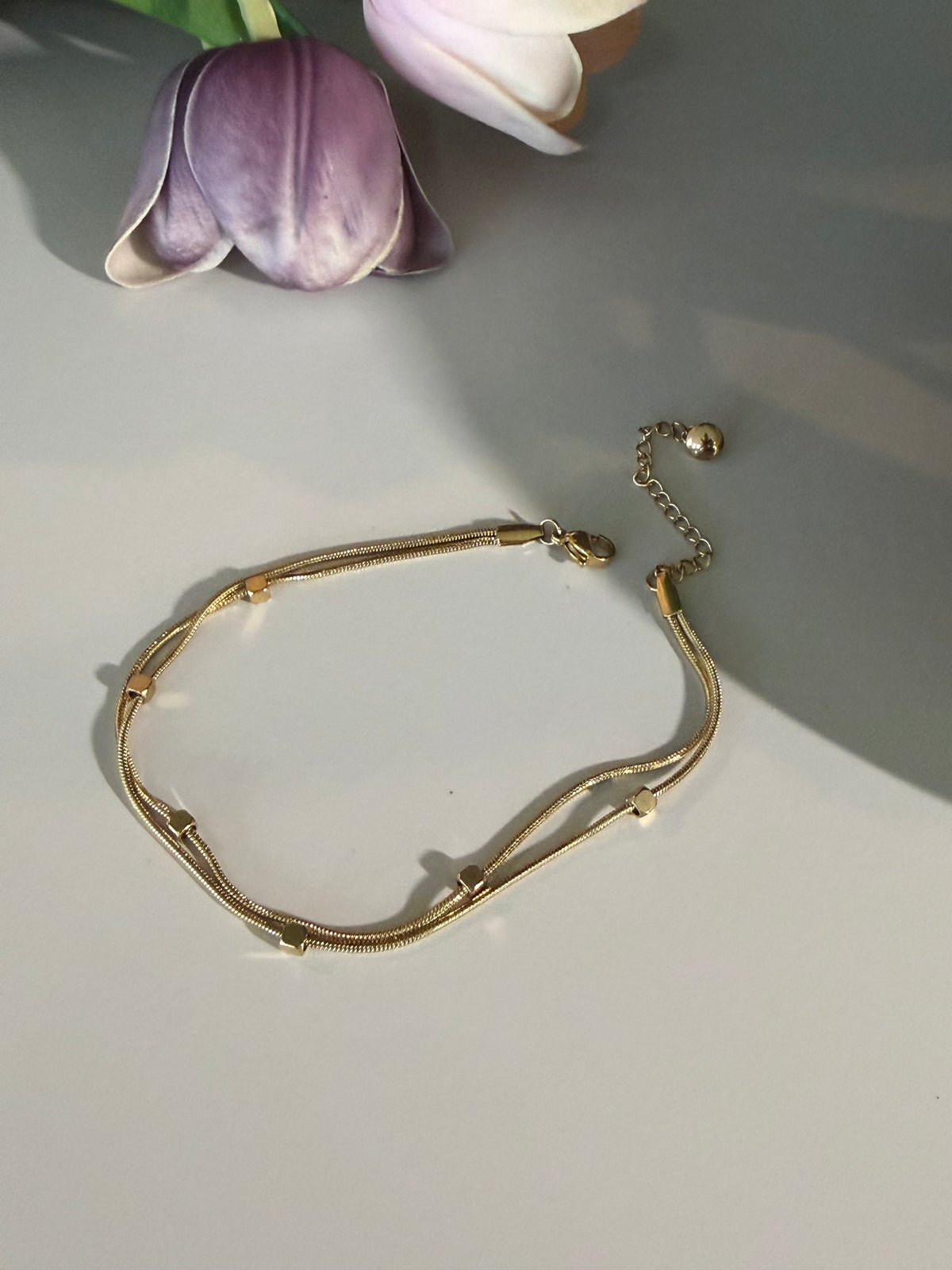 Snake Duo Anklet