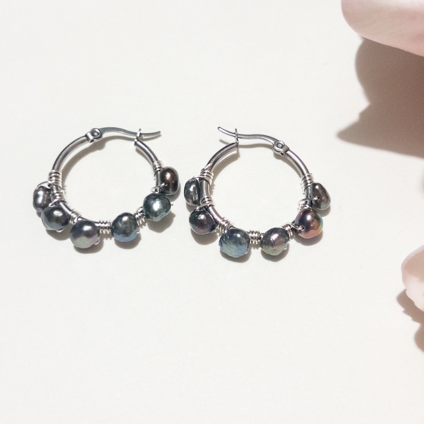 Black Pearl Earrings