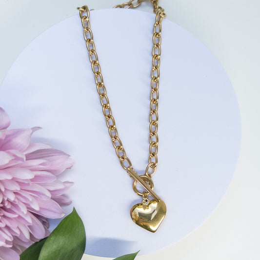 Lariat Heart - Golden