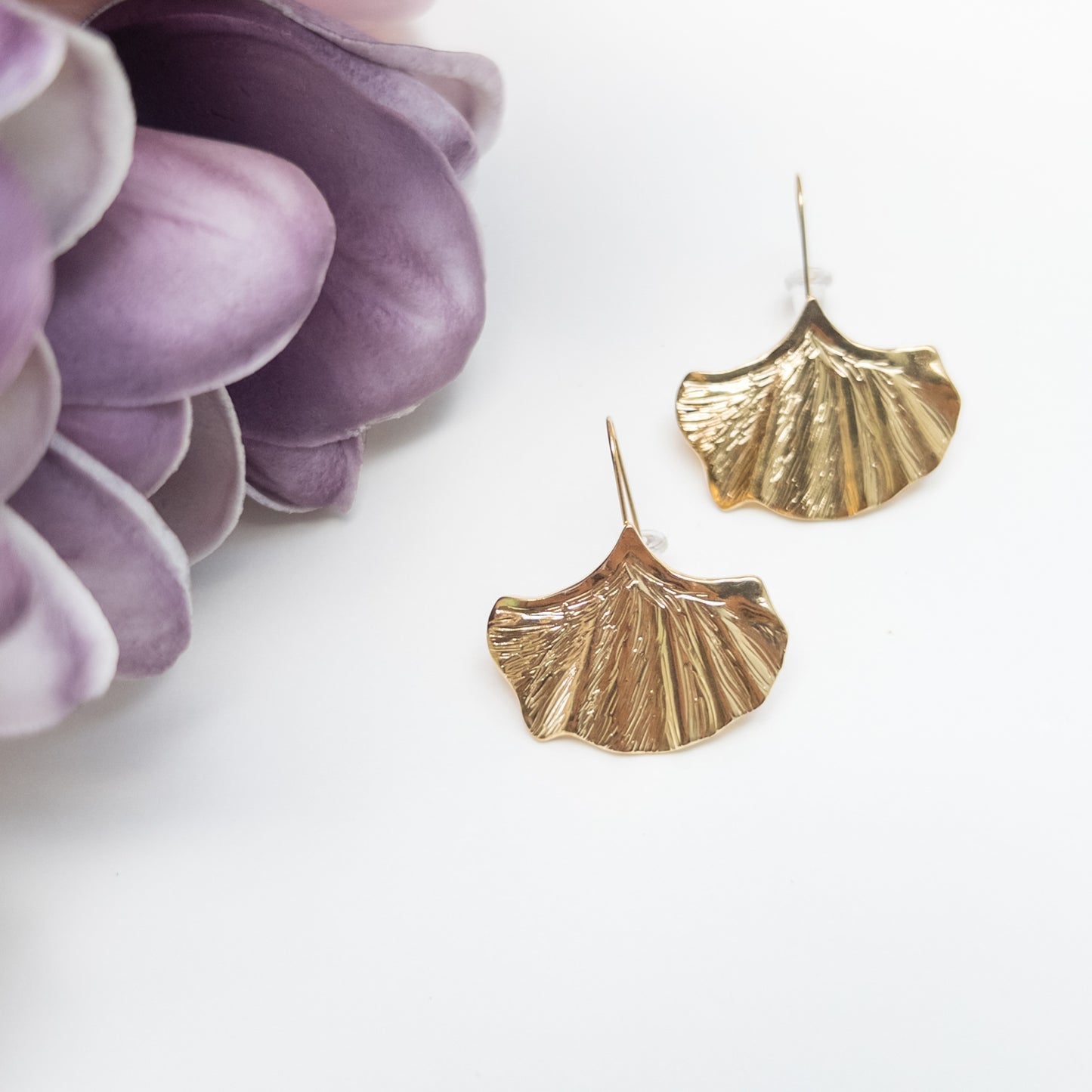 Ginkgo Leaf Earrings