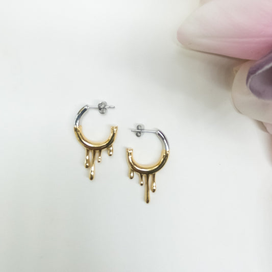 Melting Dripping Earrings