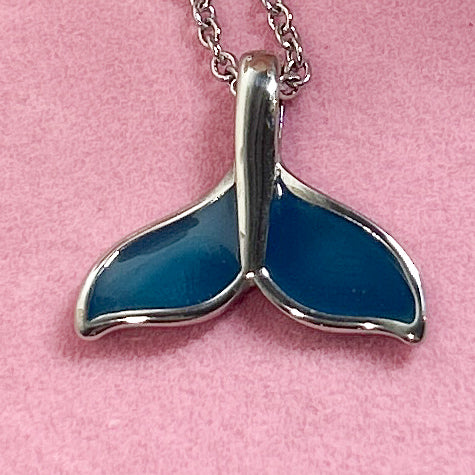 WhaleTail Blue Necklace