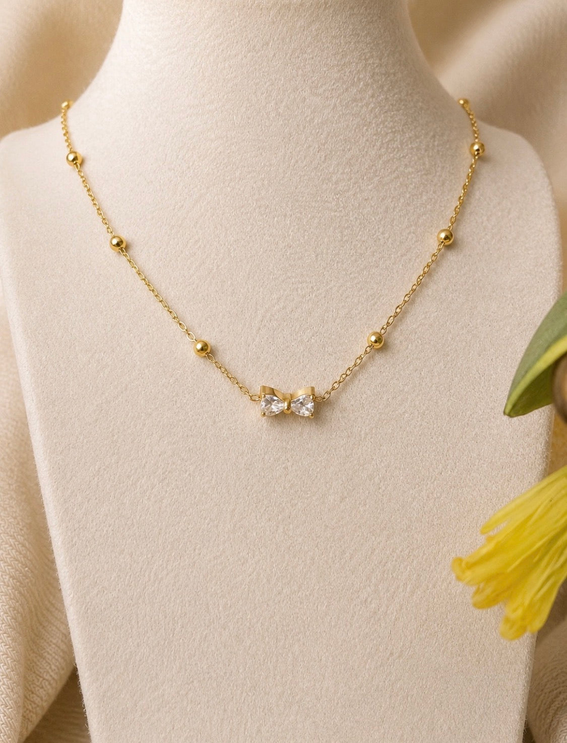 Crystal Bow Chain