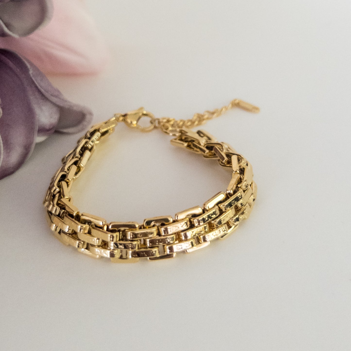 Chunky Bracelets/golden