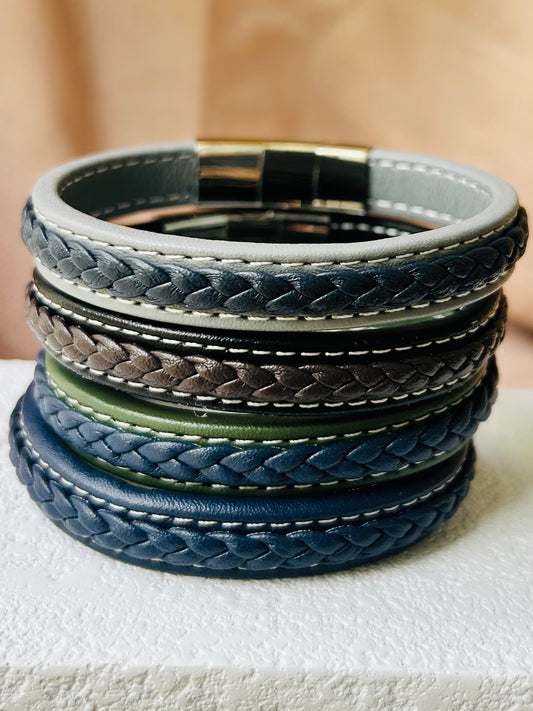 Braided Leather Bracelet